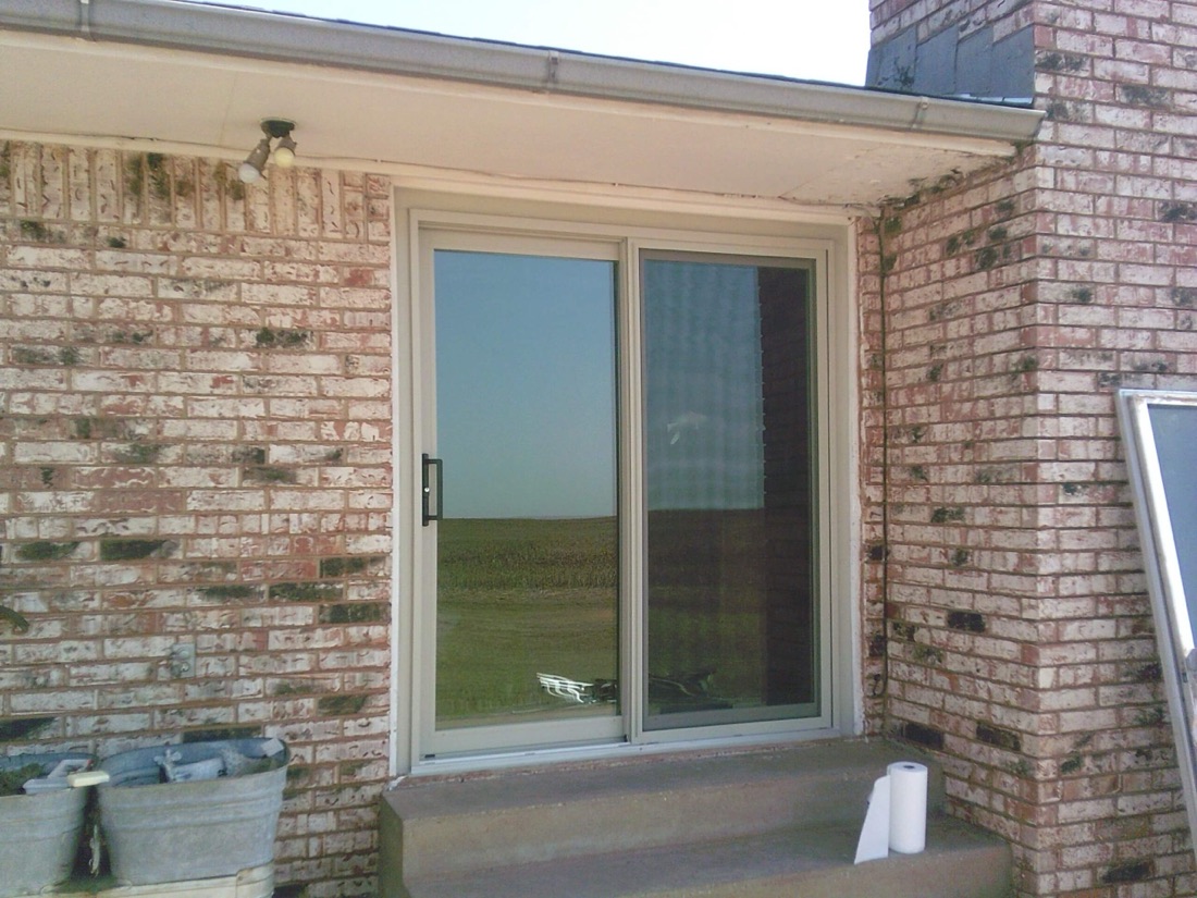 Sliding patio door — after Progressive System 4500 install